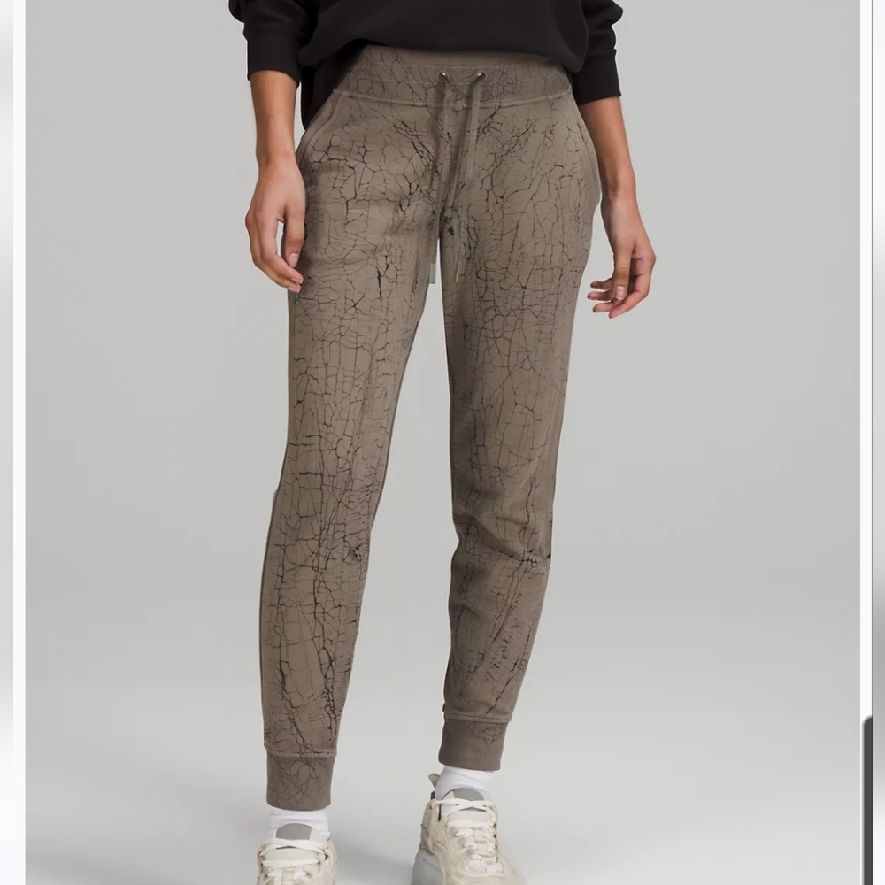 Gray Patterned Lululemon Joggers
